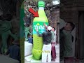 رجل صنع أكبر زجاجة سبرايت في العالم shorts mp3