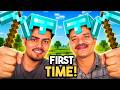 I Made My Dad Play MINECRAFT for the First Time!