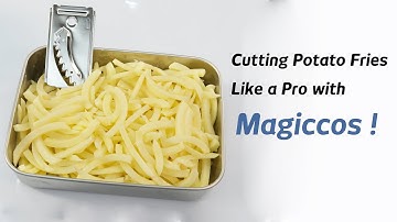 Cutting Fris with Magiccos FP408 food processor