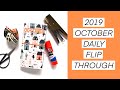 October Daily 2019 Flip Through // Scrapbooking // Crate Paper Hey Pumpkin
