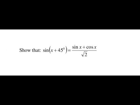 Mathematics N4 prove identities @mathszoneafricanmotives