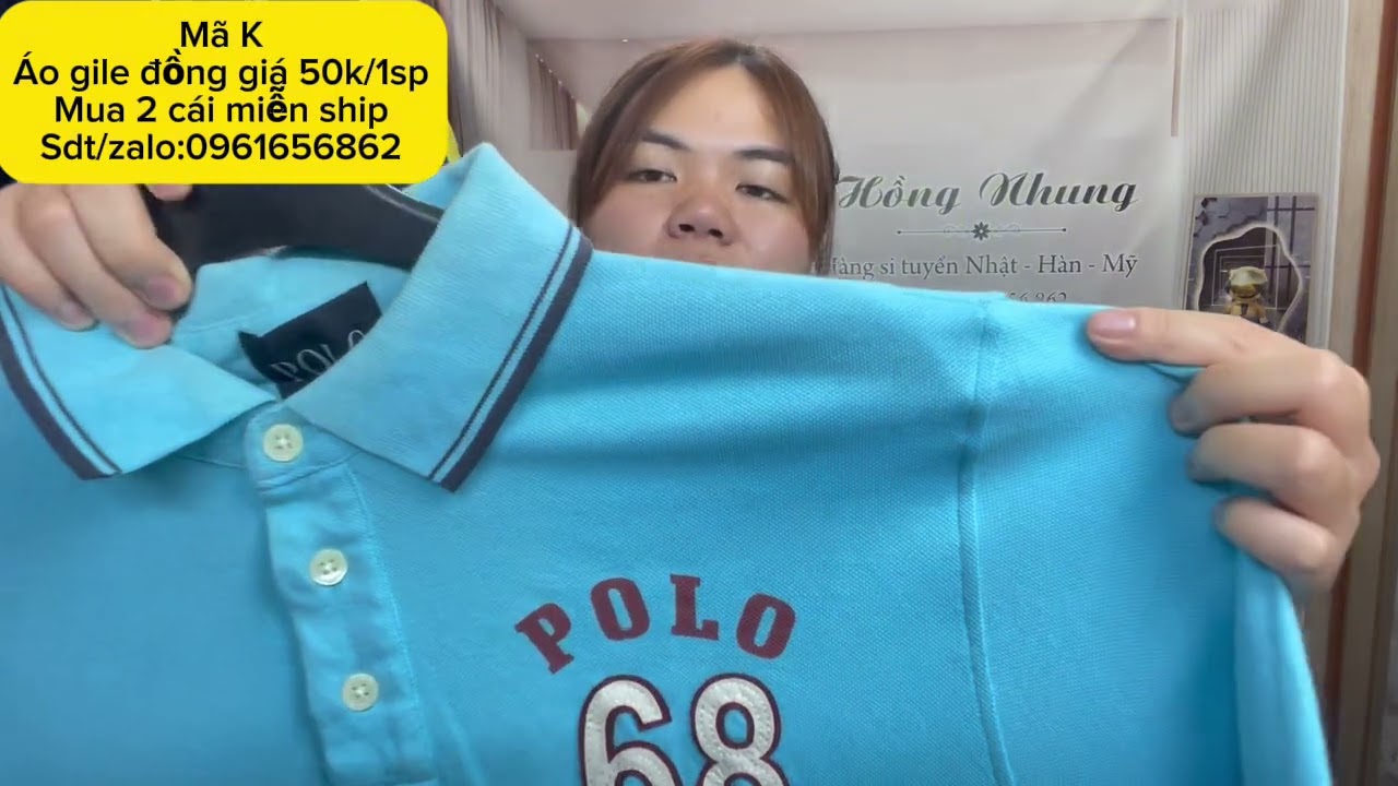 [1/3/26]Áo polo đồng giá 50k/1sp/mua 2 cái miễn ship/sdt/zalo:0961656862