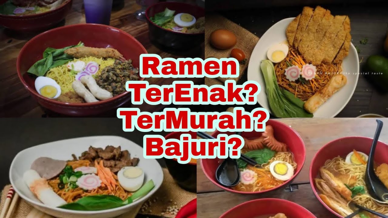REVIEW RAMEN BAJURI JATINANGOR RASA ENAK HARGA MANTAP YouTube