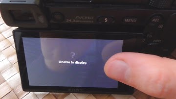 Sony A6000: "Unable to display" error in Preview mode