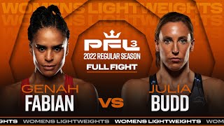 Genah Fabian vs Julia Budd | PFL 3, 2022