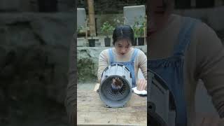Genius girl repairs leaky electric pump, perfect repair process #restoration #machine #technology