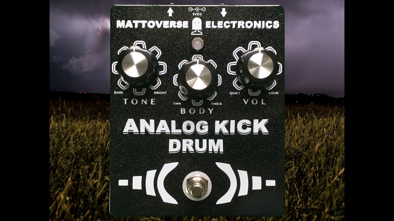 Mattoverse Electronics Analog Kick Drum Demo Mattoverse Electronics Analog Kick Drum Demo