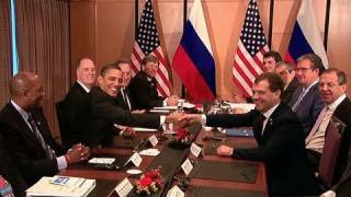 President Obama and President Medvedev in Japan