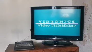 Videonics Video Titlemaker Model TM-1 PAL Demonstration Playthrough for eBay Sale by SimplyDD