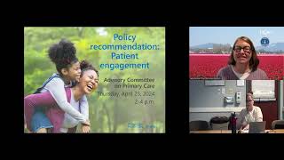 Advisory Committee on Primary Care  April 25, 2024