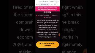 How i Got 50,000 Stripchat Free Tokens without use any hack #stripchat #stripme #cams
