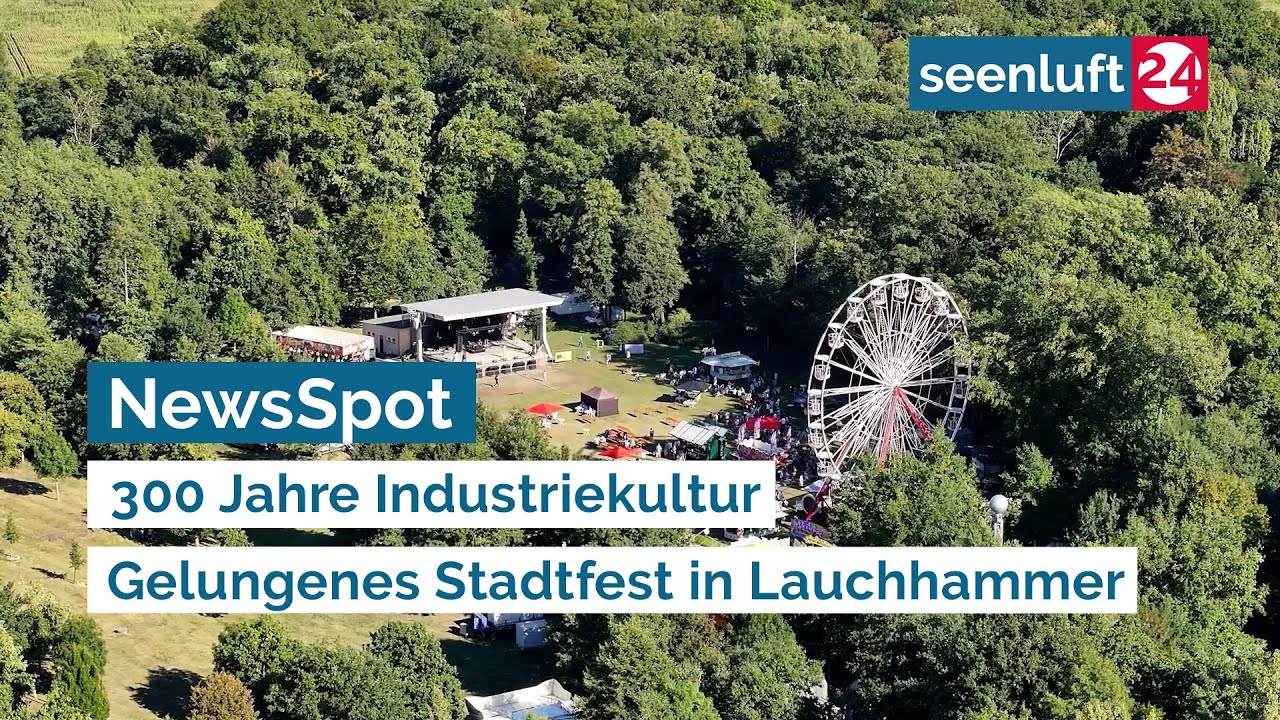 NewsSpot: 300 Jahre Industriekultur - Gelungenes Stadtfest in Lauchhammer
