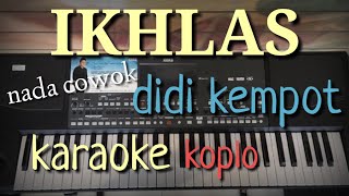 IKHLAS - DIDI KEMPOT ( Karaoke   Lirik )