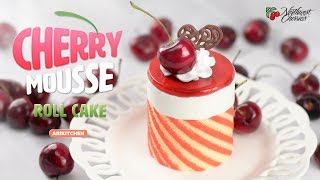 How to Make Cherry Mousse Roll Cake!  Ari Kitchen