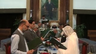 KPK caretaker cabinet takes oath