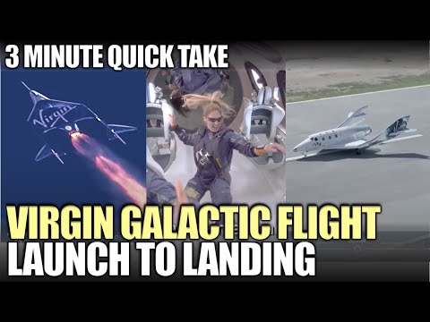 UAP / UFO NEWS - Virgin Galactic Flight | Launch to landing in 3 Minutes