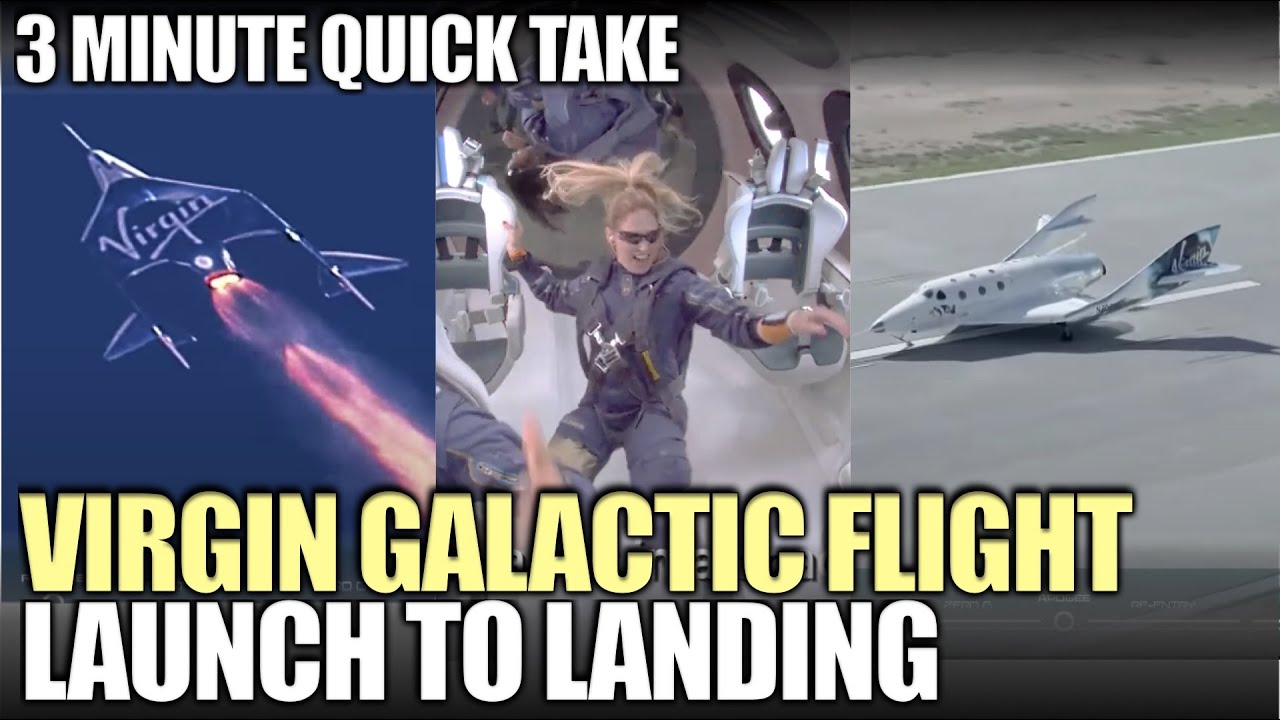 UAP / UFO NEWS - Virgin Galactic Flight | Launch to landing in 3 Minutes