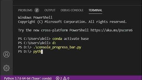 Console Progress Bar in Python