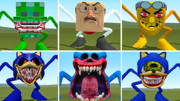 UPDATE VERSION SEA MONSTER WITH SONIC NEXTBOT IN PLAYGROUND MOD IN garry
