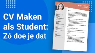 Download Lagu Hoe maak je een CV als student (5 simpele stappen) | Inclusief voorbeeld MP3