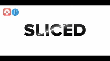 How To Make Sliced Text Animation On Android!