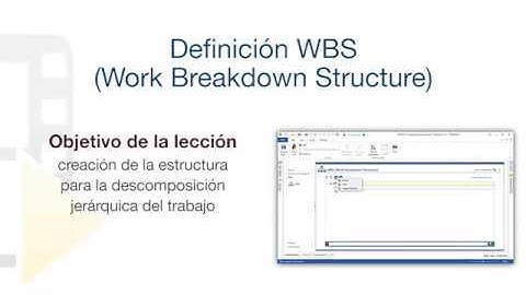 Tutorial de PriMus - Definición de la WBS (Work Breakdown Structure) - ACCA software