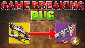 GAME BREAKING Weapon Bug (Legendary Weapons with Exotic Perks) | Destiny 2 Season of the Witch