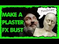 plaster head form bust