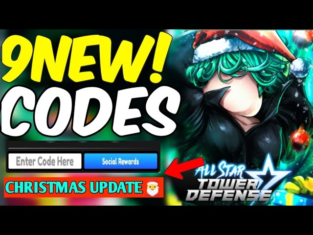 All Star Tower Defense Codes for ASTD Christmas Update in December