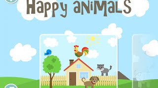 Happy Animals coloring book app screenshot 1