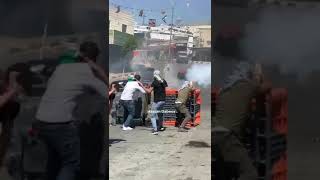✊🏼🇵🇸 Жесткие столкновения в Ни'лине против оккупации в поддержку Иерусалима и Газы.