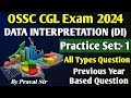Di practice set 1  data interpretation di for ossc cgl exam 2024  di previous year question