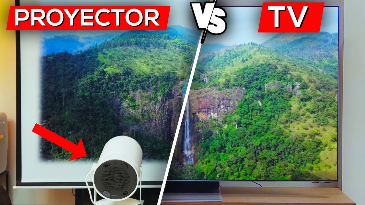 TV vs PROYECTOR!! ¿CUAL COMPRAR? ¿CUAL ES MEJOR? Todas las