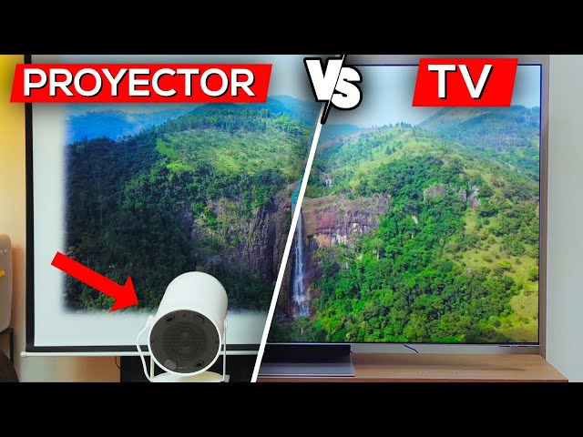 TV vs PROYECTOR!! ¿CUAL COMPRAR? ¿CUAL ES MEJOR? Todas las DIFERENCIAS 🔥 