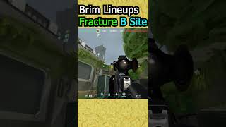 Brimstone *NEW* Lineups Fracture B Site Default Plant #valorant #shorts