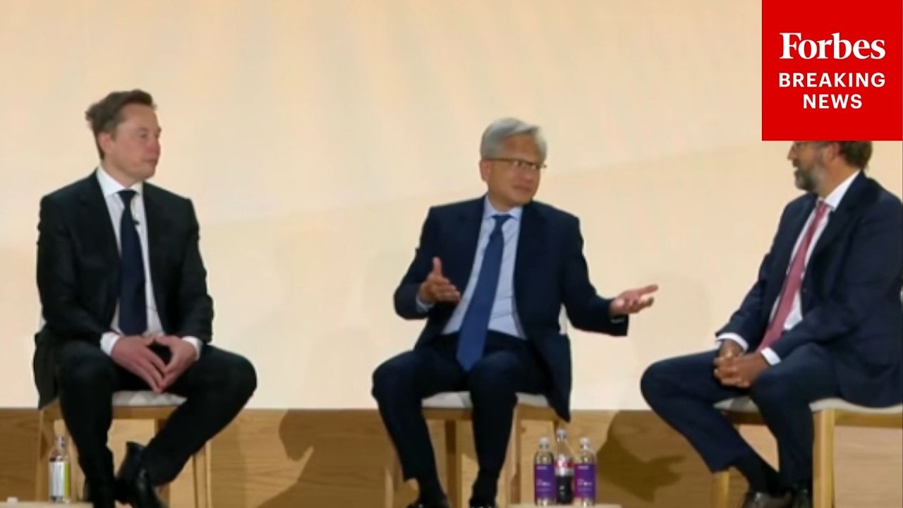 BREAKING: Elon Musk And Jensen Huang Speak At America.Gov Event, An AI-Powered Government Website
