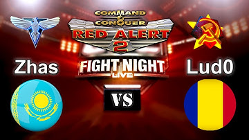 1 vs 1 Pro Match Allied vs Soviet - Zhasulan vs Lud0wig - Command & Conquer Red Alert 2 Quick Match