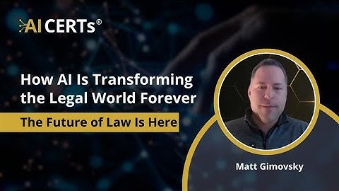 How AI Is Transforming the Legal World Forever | The Future of Law Is Here