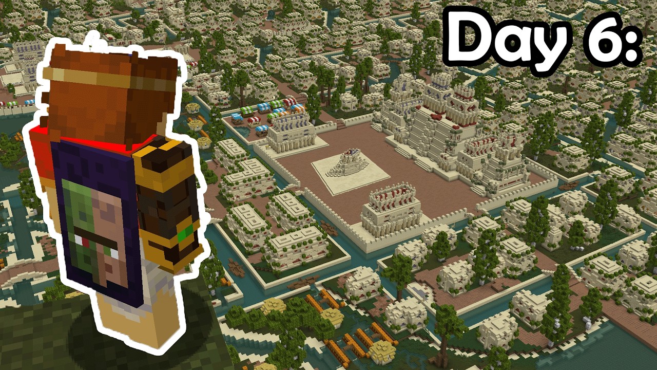 Building Minecraft's Aztec Empire in 7 Days