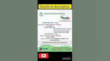 Hyper Panda Supermarket Saudi Arabia Jobs - Urgent hiring