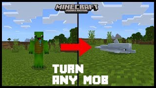 How To Play Into Any Mob In Minecraft Pe (Mods)