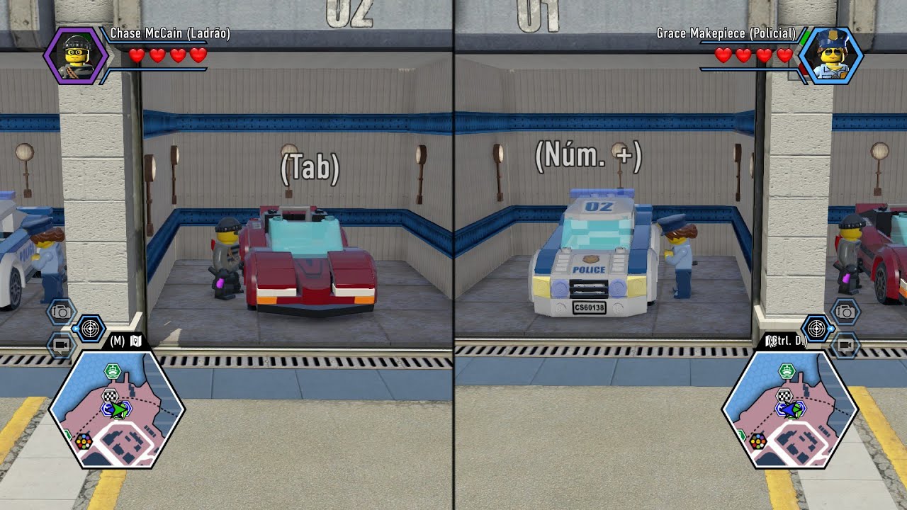 LEGO® City Undercover - LeonMid - Missões Bônus (Pursuer & Rebellion - Co-Op) 60138