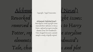 Key differences between Manacled & Alchemised #manacled #alchemised #senlinyu #harrypotter #fanfic