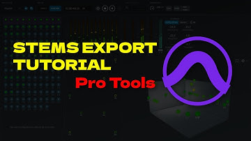 How to Export Stems in Pro Tools for Mixing & Mastering