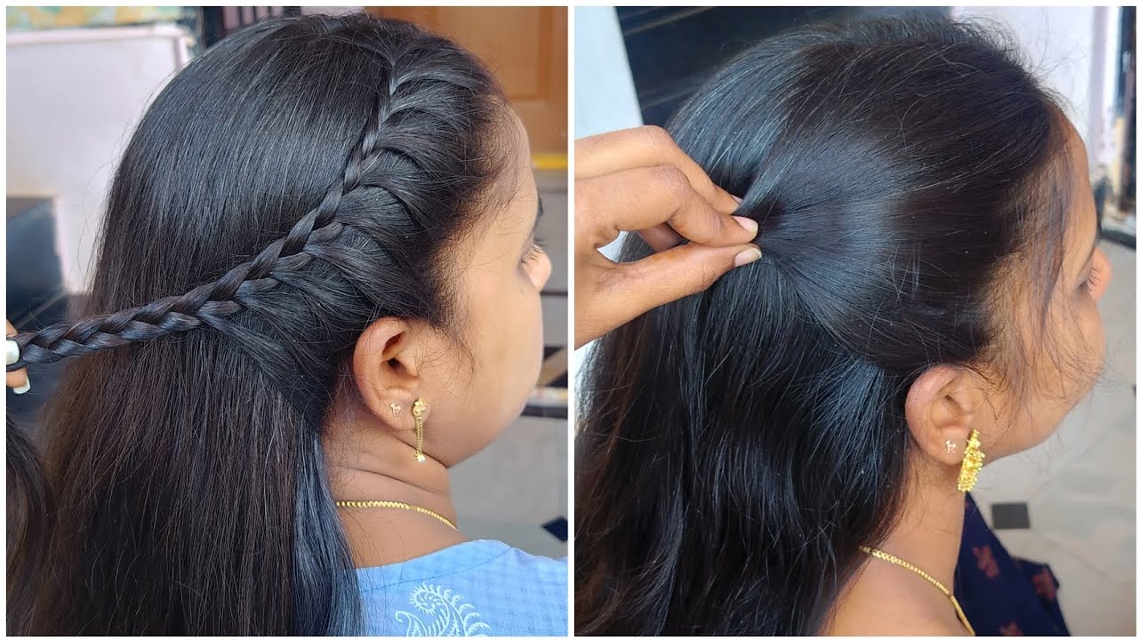 Two 2 Simple Different Types of Stylish Hairstyles_Amazing Hairstyles for Weddings and events #hair