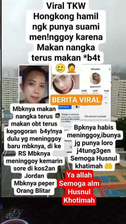 kisah sedih tkw hongkong berbadan dua #abahdirga #viralvideo #shortvideo #trending #viral #fyp