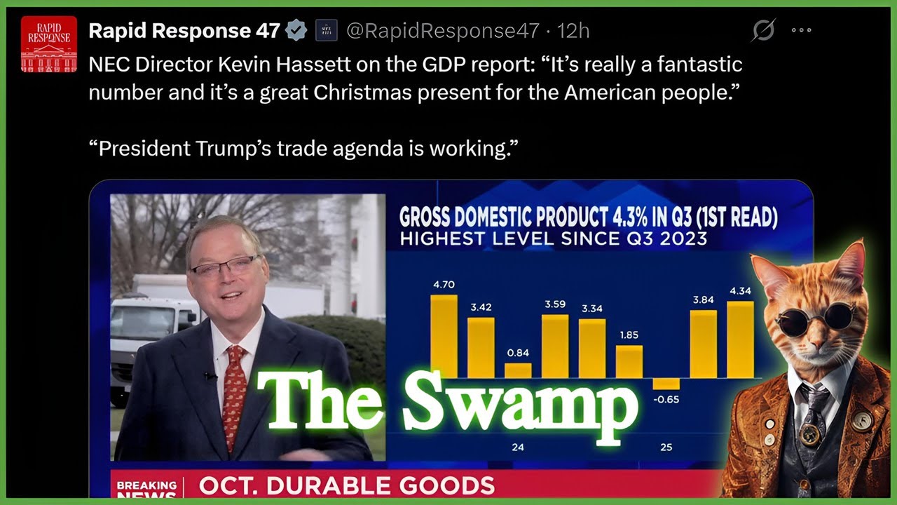 US Economy EXPLODES! Q3 GDP Hits Wild 4.3% - Exceeds Expectations (3.2% ...