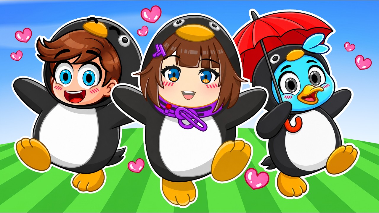 We Became GUGUGAGA PENGUIN in Roblox?!
