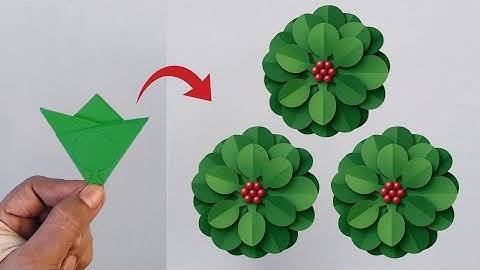 Paper Flowers | Flower Making with Paper | How to Make Paper Flowers | Easy Paper Flower Craft 🍀