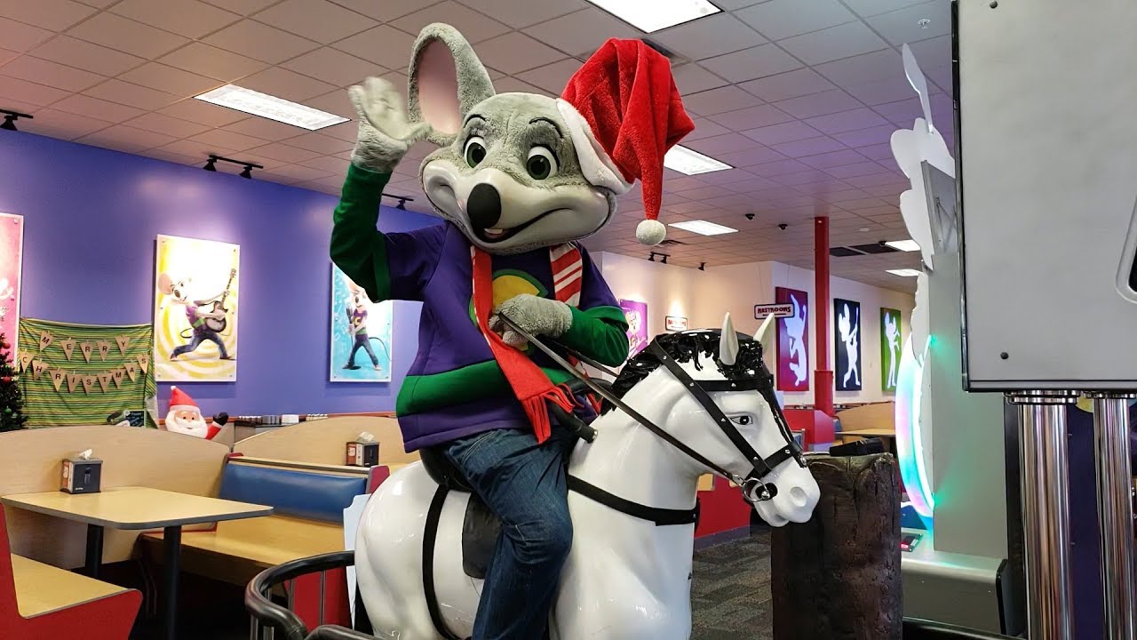 Chuck E Cheese Christmas Ride YouTube